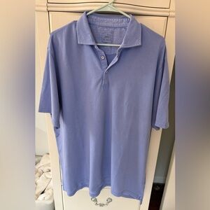 Johnnie-O Light Blue Color Mens Polo Size XL EUC